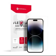 iPhone 14 Pro Max/15 Plus Forcell Flexible Nano Glass hibrid kijelzővédő üvegfólia