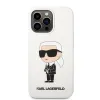 iPhone 13 Pro Karl Lagerfeld KLHCP13LSNIKBCH Liquid Silicone Ikonik NFT tok fehér - 0. kép