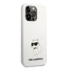 iPhone 13 Pro Karl Lagerfeld KLHCP13LSNCHBCH Liquid Silicone Choupette NFT tok fehér - 3. kép