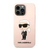 iPhone 13 Pro Karl Lagerfeld KLHCP13LSNIKBCP Liquid Silicone Ikonik NFT tok rózsaszín - 2. kép