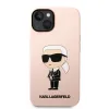 iPhone 14 Karl Lagerfeld KLHCP14SSNIKBCP Liquid Silicone Ikonik NFT tok rózsaszín - 0. kép