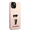 iPhone 14 Karl Lagerfeld KLHCP14SSNIKBCP Liquid Silicone Ikonik NFT tok rózsaszín - 4. kép