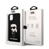 iPhone 14 Plus Karl Lagerfeld KLHCP14MSNIKBCK Liquid Silicone Ikonik NFT tok fekete - 0. kép