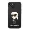 iPhone 14 Plus Karl Lagerfeld KLHCP14MSNIKBCK Liquid Silicone Ikonik NFT tok fekete - 3. kép