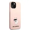 iPhone 14 Plus Karl Lagerfeld KLHCP14MSNCHBCP Liquid Silicone Choupette NFT tok rózsaszín - 0. kép