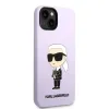 iPhone 14 Plus Karl Lagerfeld KLHCP14MSNIKBCU Liquid Silicone Ikonik NFT tok lila - 2. kép