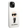 iPhone 14 Plus Karl Lagerfeld KLHCP14MSNIKBCH Liquid Silicone Ikonik NFT tok fehér - 1. kép