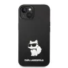 iPhone 14 Plus Karl Lagerfeld KLHCP14MSNCHBCK Liquid Silicone Choupette NFT tok fekete - 3. kép