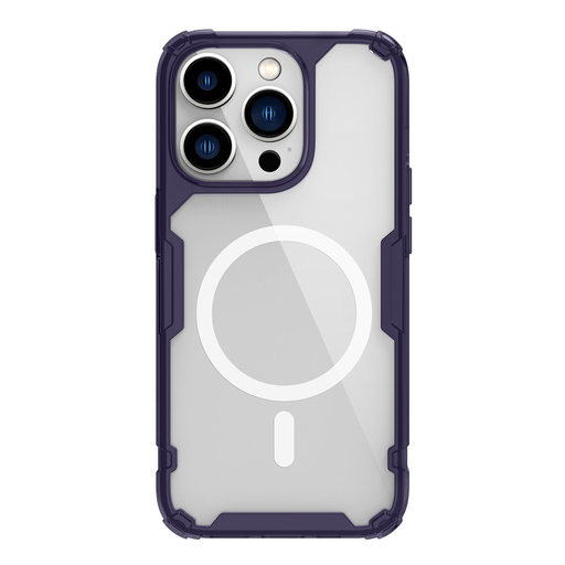 iPhone 14 Pro Max Nillkin Nature TPU Pro Magnetic Tok sötétlila iPhone 14 Pro Max Nillkin Nature TPU Pro Magnetic Tok sötétlila