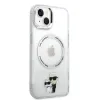 iPhone 14 Karl Lagerfeld IML Karl és Choupette NFT MagSafe kompatibilis tok átlátszó (KLHMP14SHNKCIT) - 0. kép