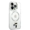 iPhone 14 Pro Max Karl Lagerfeld IML Karl és Choupette NFT MagSafe kompatibilis tok átlátszó (KLHMP14XHNKCIT) - 1. kép