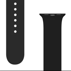 Apple Watch 4/5/6/7/8/SE (38/40/41mm) Silicone APS óraszíj fekete