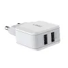 LDNIO A2202 hálózati töltő adapter 2x USB 12W fehér - 0. kép