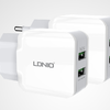 LDNIO A2202 hálózati töltő adapter 2x USB 12W fehér - 3. kép