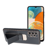 Samsung Galaxy A23 5G Forcell Leather Kickstand tok fekete thumbnail
