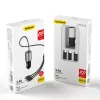Dudao 3in1 USB autós telefontöltő 3,4 A beépített kábellel Lightning / USB Type C / micro USB fekete (R5ProN) szivargyújtós - 0. kép