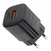 Choetech USB fali gyorstöltő USB Type C PD QC 33W fekete (PD5006) - 2. kép