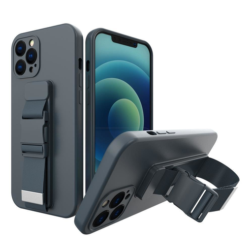 Samsung Galaxy A23 Rope TPU gél tok pánttal tengerészkék Samsung Galaxy A23 Rope TPU gél tok pánttal tengerészkék