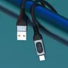 Dudao USB - USB Type C kábel gyorstöltés PD 66W 1m fekete (L7Max) - 2. kép