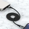 Dudao USB Type C - Lightning kábel gyorstöltés PD 20W 1m fekete (L7MaxL) - 3. kép