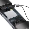 Baseus Lite sorozatú USB-A és Type-C-SD/TF kártyaolvasó szürke - 4. kép