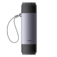 Baseus Lite sorozatú USB-A és Type-C-SD/TF kártyaolvasó szürke