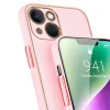 iPhone 14 Plus Dux Ducis Yolo TPU és PU bőr tok rózsaszín - 3. kép