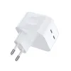 Choetech hálózati töltő adapter 35W 2xUSB-C PD fehér (Q5008) - 2. kép