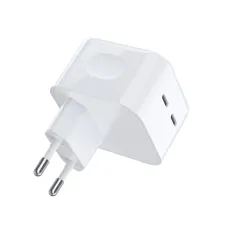 Choetech hálózati töltő adapter 35W 2xUSB-C PD fehér (Q5008)