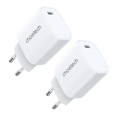 Choetech Q5004*2 PD20W töltő iphone12/13 sorozathoz fehér