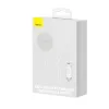 Baseus vezeték nélküli autós töltő MagSafe 15W-os szellőzőnyíláshoz való tartóval + USB Type-C 25W fehér (CW01) - 0. kép