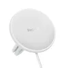 Baseus vezeték nélküli autós töltő MagSafe 15W-os szellőzőnyíláshoz való tartóval + USB Type-C 25W fehér (CW01) - 3. kép