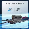 Autós szivargyújtós töltő USB-A + USB Type-C, QC3.0 PD 38W, fehér - 3. kép