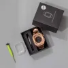 Apple Watch 4/5/6/7/8/9/SE (42/44/45mm) fém óraszíj és tok készlet rosegold  - 0. kép