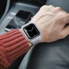 Apple Watch 4/5/6/7/8/9/SE (42/44/45mm) fém óraszíj és tok készlet rosegold  - 1. kép