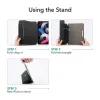 iPad Air 4 2020/5 2022 ESR Ascend Trifold tok Forest Green - 4. kép
