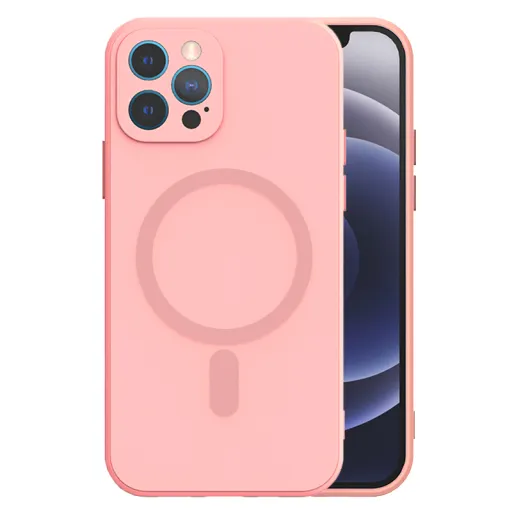 iPhone 14 Pro Max TEL PROTECT MagSilicone tok rózsaszín