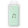 iPhone 14 Vennus szilikon tok hátlapi gyűrűvel menta - 3. kép
