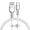Baseus Cafule Series Metal USB - USB Type-C 66W kábel 1m fehér (CAKF000102) - 0. kép