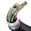 Baseus Superior SuperVOOC USB - Type C kábel 65W 1m fekete (CAYS000901) - 4. kép
