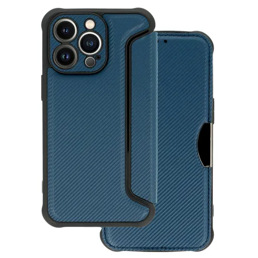 iPhone 13 Pro Max RAZOR fliptok sötétkék ütésálló iPhone 13 Pro Max RAZOR fliptok sötétkék ütésálló
