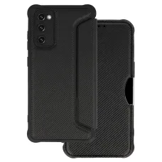 Samsung Galaxy S20 FE/Lite RAZOR fliptok fekete ütésálló