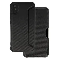 Xiaomi Redmi 9A RAZOR flipové puzdro čierne odolné voči nárazom Xiaomi Redmi 9A RAZOR flipové puzdro čierne odolné voči nárazom
