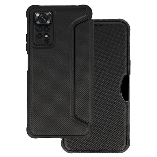 Xiaomi Redmi Note 11/Note 11s RAZOR fliptok fekete ütésálló Xiaomi Redmi Note 11/Note 11s RAZOR fliptok fekete ütésálló