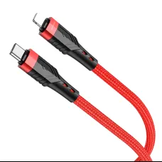 Borofone BU35 Influence Type C - Lightning kábel PD 20W 1.2m piros