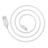 Borofone BX14 Linkjet USB - Lightning kábel 2.4A 2m fehér - 1. kép