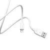 Borofone BX14 Linkjet USB - Lightning kábel 2.4A 2m fehér - 3. kép