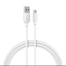 Borofone BX14 Linkjet USB - Type C kábel 2.4A 2m fehér