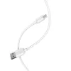 Borofone BX14 Linkjet USB - Type C kábel 2.4A 2m fehér - 2. kép