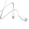 Borofone BX14 Linkjet USB - Type C kábel 2.4A 3m fehér - 2. kép